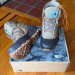 The North Face Tan and Brown Outdoor Boots
